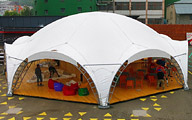 Modular spider tent